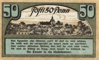 Német Birodalom / Weimari Köztársaság / Ahrensbök 1920. 25Pf + 50Pf + 100Pf 3 klf db, teljes sor T:I