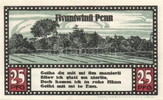 Német Birodalom / Weimari Köztársaság / Ahrensbök 1920. 25Pf + 50Pf + 100Pf 3 klf db, teljes sor T:I