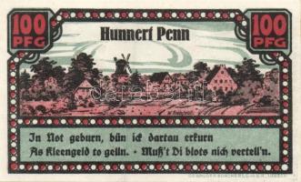 Német Birodalom / Weimari Köztársaság / Ahrensbök 1920. 25Pf + 50Pf + 100Pf 3 klf db, teljes sor T:I