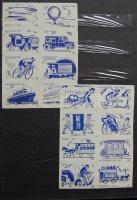 570 darabos magyar gyufacímke-gyűjtemény jó bélyegberakóban / collection of Hungarian match-labels