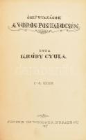 Krúdy Gyula: Őszi utazások a vörös postakocsin. Krúdy Gyula Összegyűjtött Munkái. Bp., 1917, Singer és Wolfner, 205+(3) p. Első kiadás. Átkötött félvászon-kötésben.