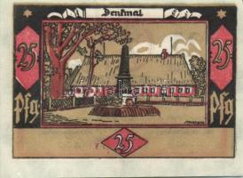 Német Birodalom / Weimari Köztársaság / Borstel DN 25Pf (2x) + 50Pf (2x) + 75Pf (2x) 6 klf db, telje...