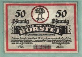 Német Birodalom / Weimari Köztársaság / Borstel DN 25Pf (2x) + 50Pf (2x) + 75Pf (2x) 6 klf db, telje...