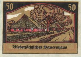 Német Birodalom / Weimari Köztársaság / Borstel DN 25Pf (2x) + 50Pf (2x) + 75Pf (2x) 6 klf db, telje...