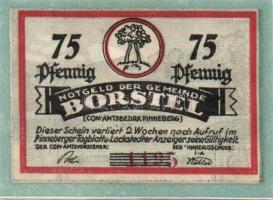 Német Birodalom / Weimari Köztársaság / Borstel DN 25Pf (2x) + 50Pf (2x) + 75Pf (2x) 6 klf db, telje...