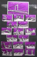 346 darabos magyar gyufacímke-gyűjtemény jó bélyegberakóban / collection of Hungarian match-labels