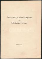 Somogy megye műemlékjegyzéke és helytörténeti kalauza. Különlenyomat Kanyar József: Harminc nemzedék vallomása Somogyról c. történelmi olvasókönyvből. (Kaposvár, 1967, Somogy megyei Nyomdaipari V.), 39+(1) p. Kiadói tűzött papírkötés. Megjelent 2000 példányban.