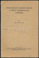 Dr. Lajos Iván: Németország háborús esélyei a német szakirodalom tükrében. Pécs, 1939, Dunántúl Pécsi Egyetemi Könyvkiadó és Nyomda Rt., 99+(1) p. Kiadói papírkötés, sérült borítóval. A címlapon Meixner Emil (1892-1976) földbirtokos, gazdálkodó, országgyűlési képviselő névbejegyzésével.