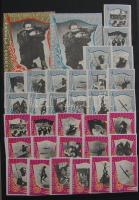 577 darabos magyar gyufacímke-gyűjtemény jó bélyegberakóban jó motívumokkal (közlekedés) / collectio...