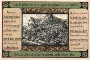 Német Birodalom / Weimari Köztársaság / Itzehoe 1921. 50Pf + 75Pf + 100Pf 3 klf db, teljes sor T:I