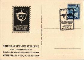 950 Jähre Österreich. Briefmarken Ausstellung des I. österreichischen Arbeiter Briefmarkensammer Ver...