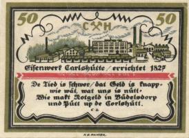 Német Birodalom / Weimari Köztársaság / Büdelsdorf DN 25Pf + 50Pf + 75Pf 3 klf db, teljes sor T:I