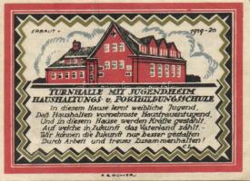 Német Birodalom / Weimari Köztársaság / Büdelsdorf DN 25Pf + 50Pf + 75Pf 3 klf db, teljes sor T:I