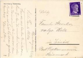 1943 Zur Erinnerung an Nürnberg die Stadt der Reichsparteitag / NSDAP German Nazi Party propaganda, ...