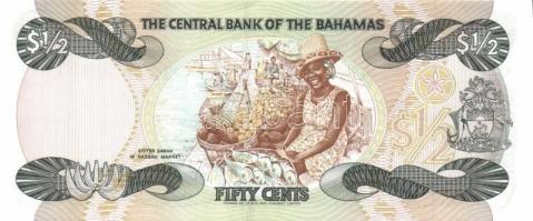 Bahama-szigetek 1984. 1/2$, 1$ (2x) klf aláírásokkal, 3$, 5$, 10$ T:I Összesen 6klf db, benne jobb a...