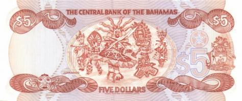 Bahama-szigetek 1984. 1/2$, 1$ (2x) klf aláírásokkal, 3$, 5$, 10$ T:I Összesen 6klf db, benne jobb a...