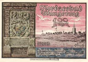 Német Birodalom / Weimari Köztársaság / Wangeroog DN 50Pf + 1M + 1,50M + 2M 4 klf db, teljes sor T:I...