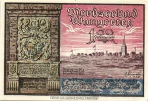 Német Birodalom / Weimari Köztársaság / Wangeroog DN 50Pf + 1M + 1,50M + 2M 4 klf db, teljes sor T:I...