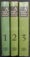 1964 A Magyar Irodalom története I.-II.-III. kötete kiváló állapotban az Akadémiai kiadó gondozásában, Budapest