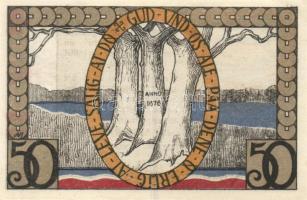 Német Birodalom / Weimari Köztársaság / Augustenburg 1920. 50Pf + 1M + 1921. 50öre + 1Kr 4 klf db, e...