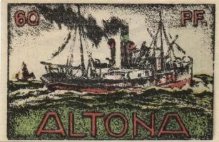 Német Birodalom / Weimari Köztársaság / Altona 1921. 20Pf + 30Pf + 40Pf + 60Pf + 70Pf + 80Pf 6 klf d...