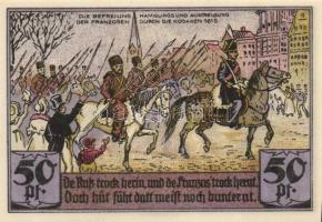 Német Birodalom / Weimari Köztársaság / Hamburg 1921. 50Pf (6x) eredeti csomagolással 6 klf db, telj...