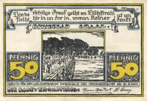 Német Birodalom / Weimari Köztársaság / Graal DN 10Pf + 25Pf + 50Pf 3 klf db, teljes sor T:I,I-