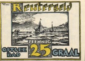 Német Birodalom / Weimari Köztársaság / Graal DN 10Pf + 25Pf + 50Pf 3 klf db, teljes sor T:I,I-