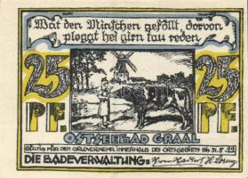 Német Birodalom / Weimari Köztársaság / Graal DN 10Pf + 25Pf + 50Pf 3 klf db, teljes sor T:I,I-