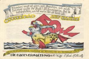 Német Birodalom / Weimari Köztársaság / Alt-Gaarz DN 10Pf + 25Pf + 50Pf 3 klf db, teljes sor T:I