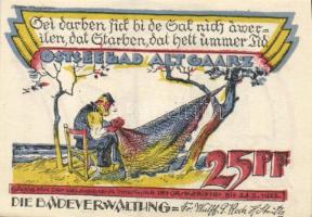 Német Birodalom / Weimari Köztársaság / Alt-Gaarz DN 10Pf + 25Pf + 50Pf 3 klf db, teljes sor T:I