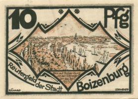 Német Birodalom / Weimari Köztársaság / Boizenburg DN 10Pf + 25Pf + 50Pf 3 klf db, teljes sor T:I-