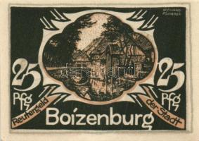 Német Birodalom / Weimari Köztársaság / Boizenburg DN 10Pf + 25Pf + 50Pf 3 klf db, teljes sor T:I-