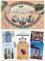 30 db MODERN magyar irredenta, politikai propaganda képeslap, 1956-os forradalommal is