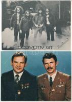 15 db MODERN motívum képeslap: reklám űrrepülés és újévi üdvözletek