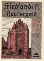 Német Birodalom / Weimari Köztársaság / Friedland 1922. 10Pf + 25Pf + 50Pf 3 klf db, teljes sor T:I