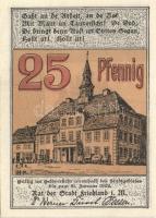 Német Birodalom / Weimari Köztársaság / Friedland 1922. 10Pf + 25Pf + 50Pf 3 klf db, teljes sor T:I