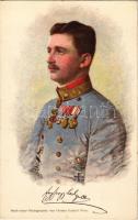 Thronfolger Erzherzog Karl Franz Joseph. Nach einer Photographie von Förster (Adele), Wien. Offizielle Karte für Rotes Kreuz, Kriegsfürsorgeamt, Kriegshilfsbüro Nr. 281. / IV. Károly / Charles I of Austria (EK)