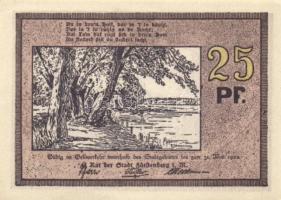 Német Birodalom / Weimari Köztársaság / Fürstenberg 1922. 10Pf + 25Pf + 50Pf 3 klf db, teljes sor T:...