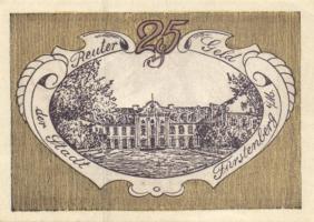 Német Birodalom / Weimari Köztársaság / Fürstenberg 1922. 10Pf + 25Pf + 50Pf 3 klf db, teljes sor T:...