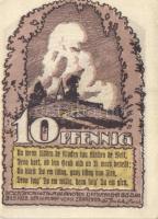 Német Birodalom / Weimari Köztársaság / Zarrentin 1922. 10Pf + 25Pf + 50Pf 3 klf db, teljes sor T:I