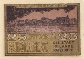 Német Birodalom / Weimari Köztársaság / Schoenberg 1922. 10Pf + 25Pf + 50Pf 3 klf db, teljes sor T:I