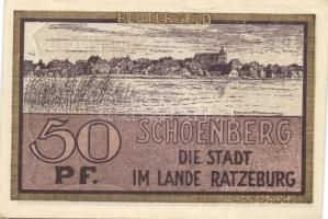 Német Birodalom / Weimari Köztársaság / Schoenberg 1922. 10Pf + 25Pf + 50Pf 3 klf db, teljes sor T:I