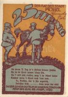 Német Birodalom / Weimari Köztársaság / Röbel 1922. 10Pf + 25Pf + 50Pf 3 klf db, teljes sor T:I,I-