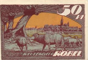 Német Birodalom / Weimari Köztársaság / Röbel 1922. 10Pf + 25Pf + 50Pf 3 klf db, teljes sor T:I,I-