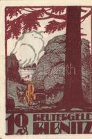 Német Birodalom / Weimari Köztársaság / Ribnitz 1922. 10Pf + 25Pf + 50Pf 3 klf db, teljes sor T:I