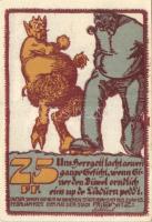 Német Birodalom / Weimari Köztársaság / Ribnitz 1922. 10Pf + 25Pf + 50Pf 3 klf db, teljes sor T:I