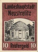Német Birodalom / Weimari Köztársaság / Neusterlitz 1922. 10Pf + 25Pf + 50Pf 3 klf db, teljes sor T:I
