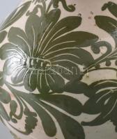 3 darab antik kerámia váza: Bertalan Korond és Kincses I(mre) Hódmezővásárhely jelzésekkel. Sérüléss...