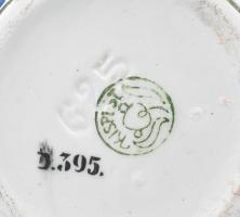 Kispest váza pár. Jelzett, kis mázkopással, m: 20 cm